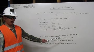 Cubic Yard Formula By Operator Martinez