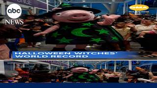 Halloween witches' world record