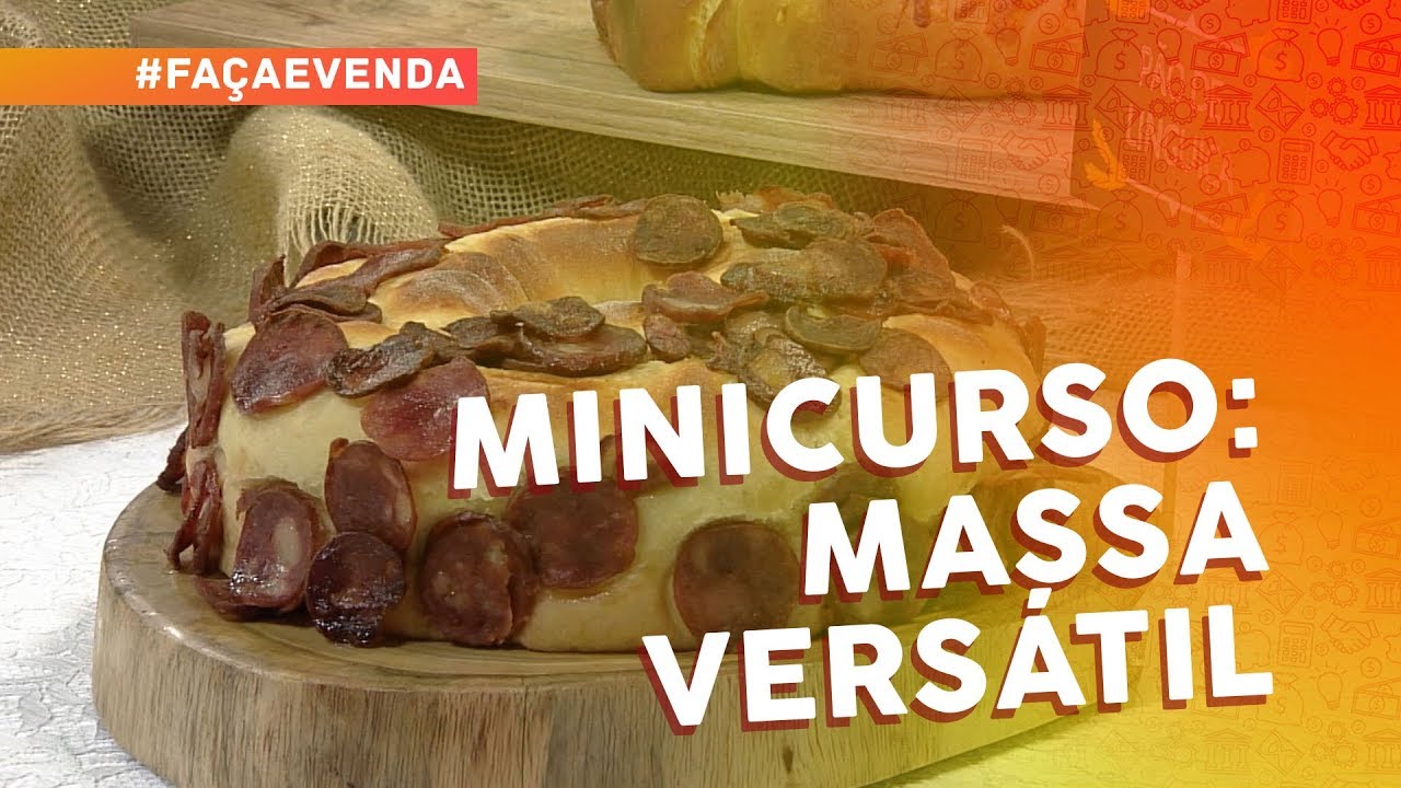 Minicurso de pães: massa versátil