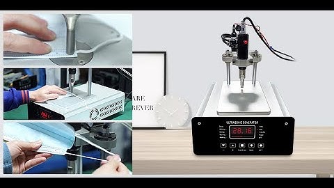 Desktop ultrasonic welding machine spot welder for the mask earloop