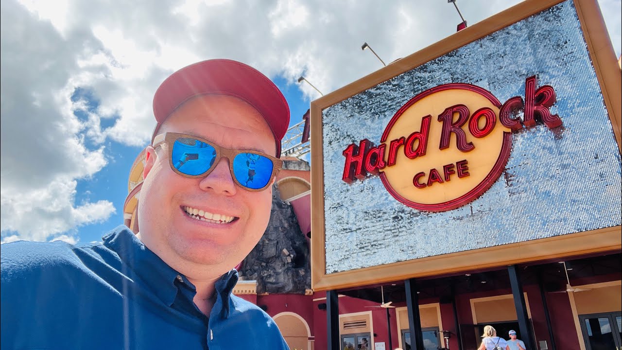 Lunch at Hard Rock Cafe Universal Orlando | Full Food Review & Rock Memorabilia Tour