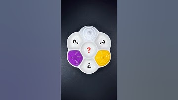 White + Yellow + Violet = Colors ? #colormixing #colorzara #shots