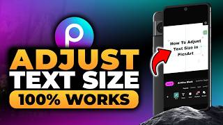 How To Adjust Text Size in Picsart (𝟮𝟬𝟮𝟲) | 100% WORKS | NO Yapping, To The Point! | FAST & EASY screenshot 3
