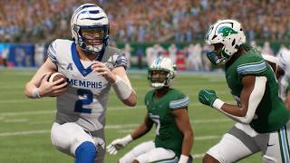 Tulane vs Memphis - NCAA Football 10/16/26 Full Game Highlights - College Football 27 Sim