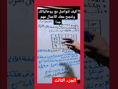 كيف تتواصل مع روحانياتك وتنجح معك الأعمال مهم جدا الجزء الثالث روحانيات