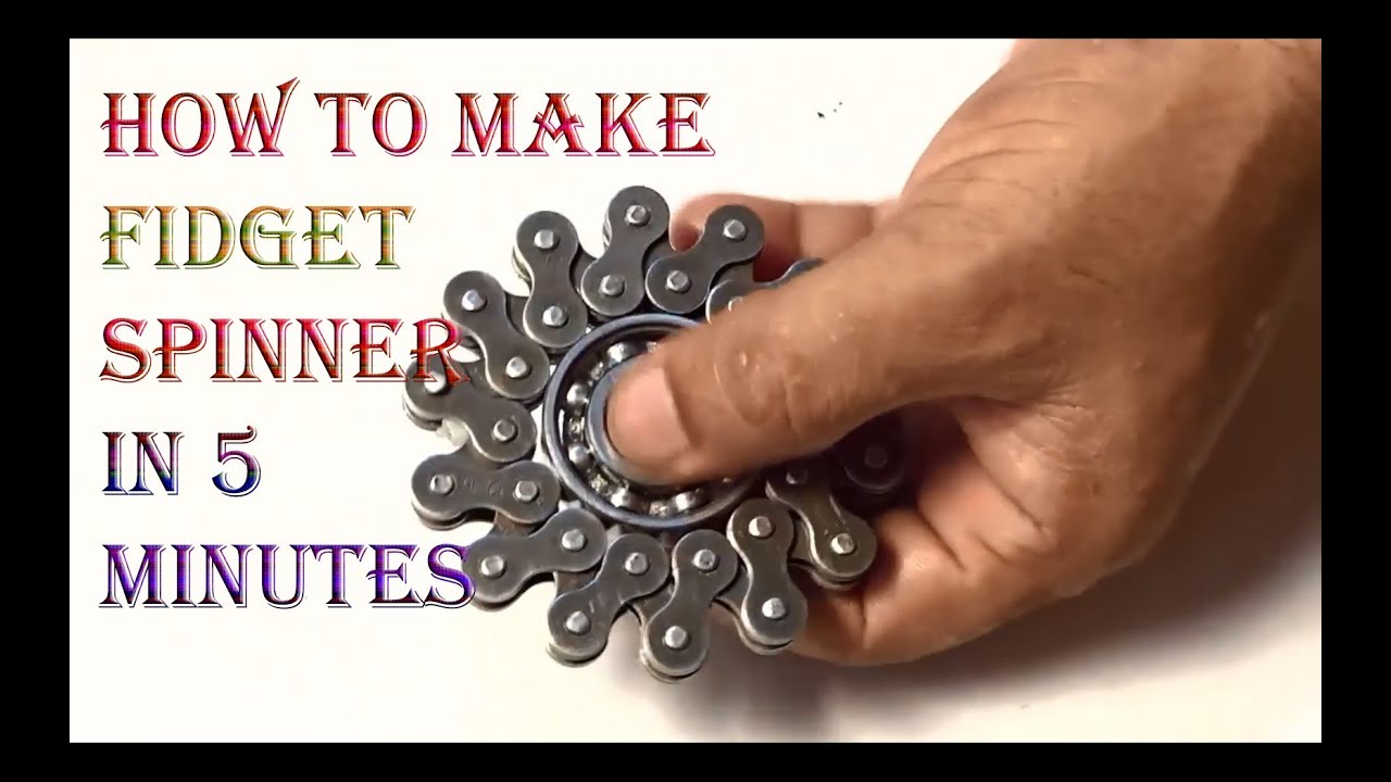 DIY Fidget Spinner by 5-Minutes || How to make Fidget Spinner - YouTube