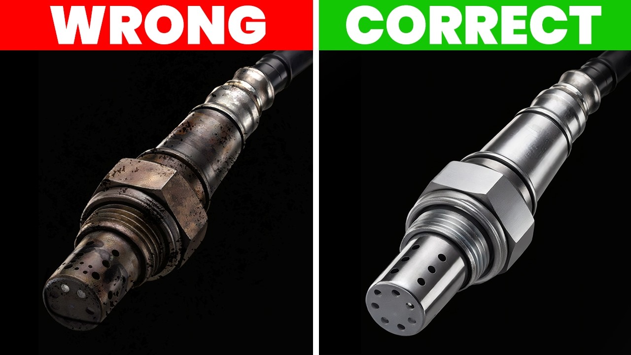 Clean Vs. Dirty O2 Sensor NEVER Clean Your Oxygen Sensor Like THIS (EVER!) - YouTube