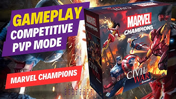 PvP CAPTAIN AMERICA vs IRON MAN Competitive mode Marvel Champions Gameplay