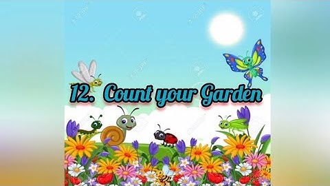 Std.Five English Chapter 12 Count your Garden
