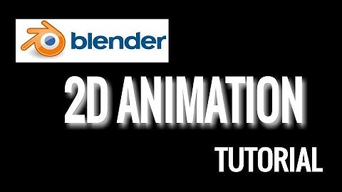 Create simple 2D animation using Blender 2.8 | Blender 2d animation tutorials