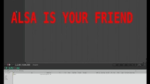 Reaper Linux latency, frozen audio issue, pulseaudio,  alsa fix