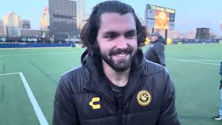 Riverhounds MF Jackson Walti post match | Hounds 2, Pitt 0