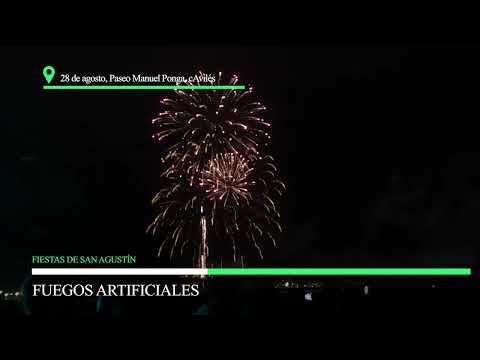 Fuegos Artificiales de Avilés, San Agustín 2025