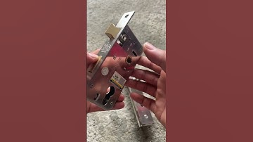 Hướng dẫn tháo lắp bộ khoá tay gạt đơn giản #khoahuyhoang #madeinvietnam #kyanhthokhoatiktok