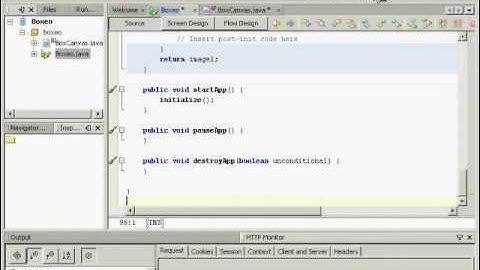 Screencast de programacion de Java (J2ME). Crear un videojuego de boxeo para movil.