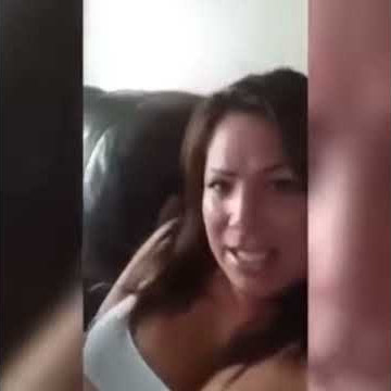 Cat bites girls boobs/nipples, short video funny