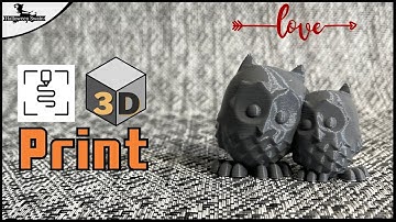Cuddling Owls 3D Print #HalloweenSwain #3dPrinting  #3dprint #3dprinted #3dprinter #timelapse #love