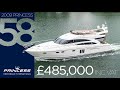 2008 (2009 Model) Princess 58 'Enzo' FOR SALE in Swanwick, UK