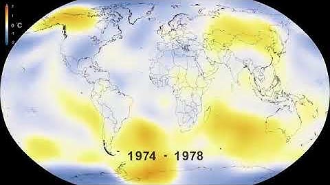 Five year global temperature anomalies from 1880 to 2015