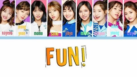 #FUN #Fromis_9 #TWICE HOW WOULD TWICE SING *FUN!* "Fromis_9" (color coded lyrics)