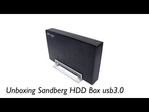 Unboxing Sandberg HDD Box usb3.0