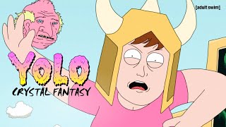 Sarah Vs. Bin In The Ultra Mega Terry Cup Yolo Crystal Fantasy Adult Swim