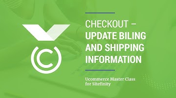 [220] Checkout - Addresses - Ucommerce for Sitefinity Master Class