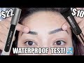 WATERPROOF Wunderbrow Eyebrow Gel VS Maybelline Tattoo Eyebrow Gel Test!