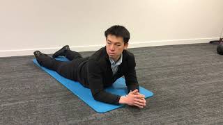 Prone head rotations