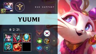 Yuumi Support vs Lulu - KR Grandmaster Patch 26.18