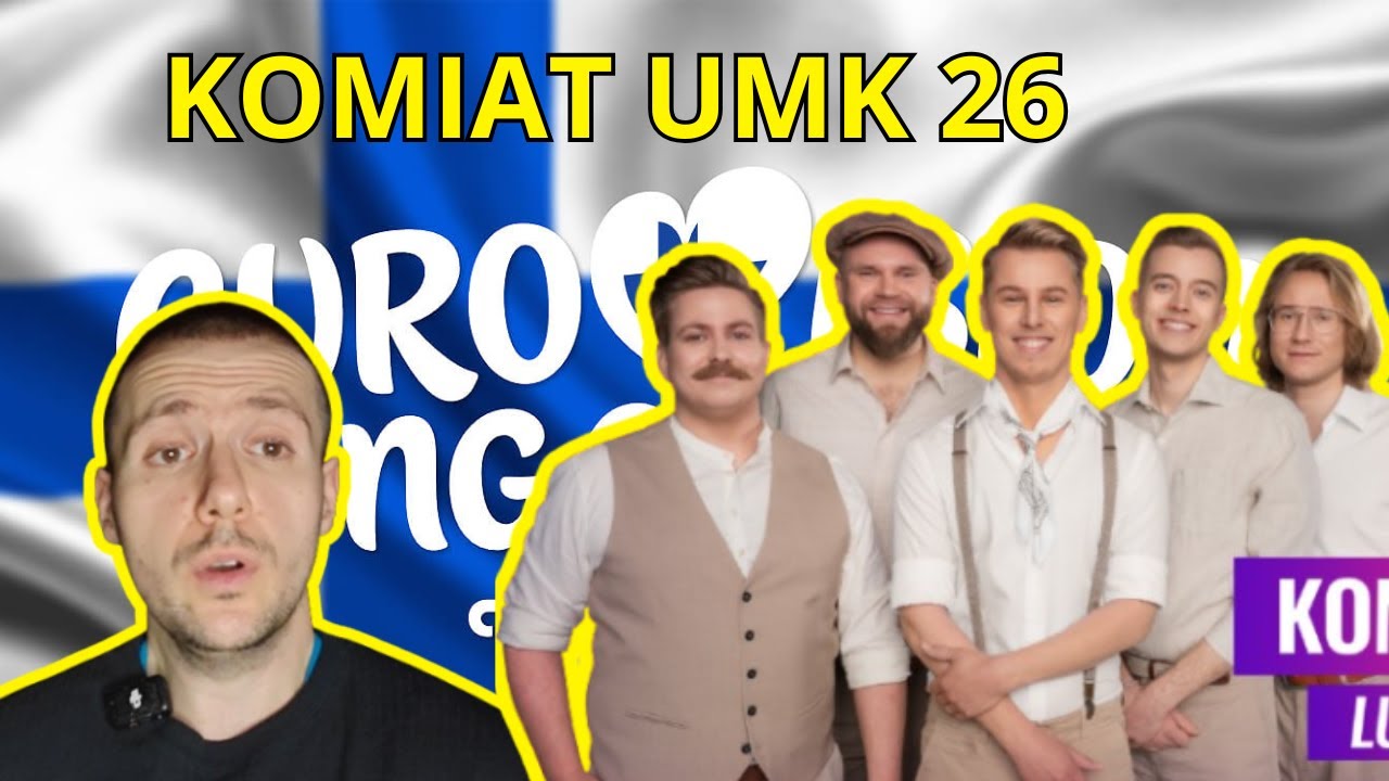 Komiat - Lululai UMK 2026 Finland Eurovision 2026 reaction