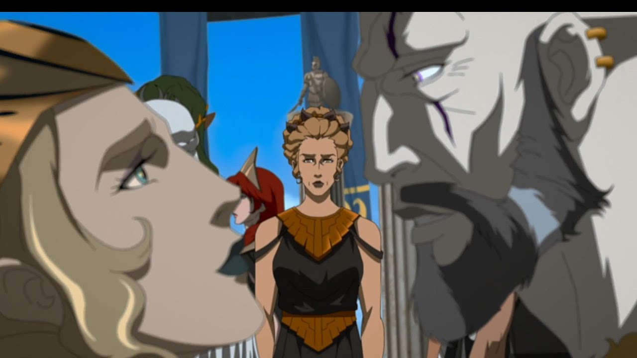 Demeter intervenes Hades and Persephone's chat | Blood of Zeus | Netflix