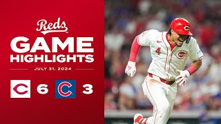 Cubs vs. Reds Game Highlights (7/30/24) | MLB Highlights
