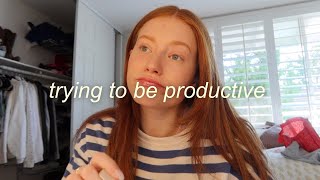 first week back from college (getting my life back on track)