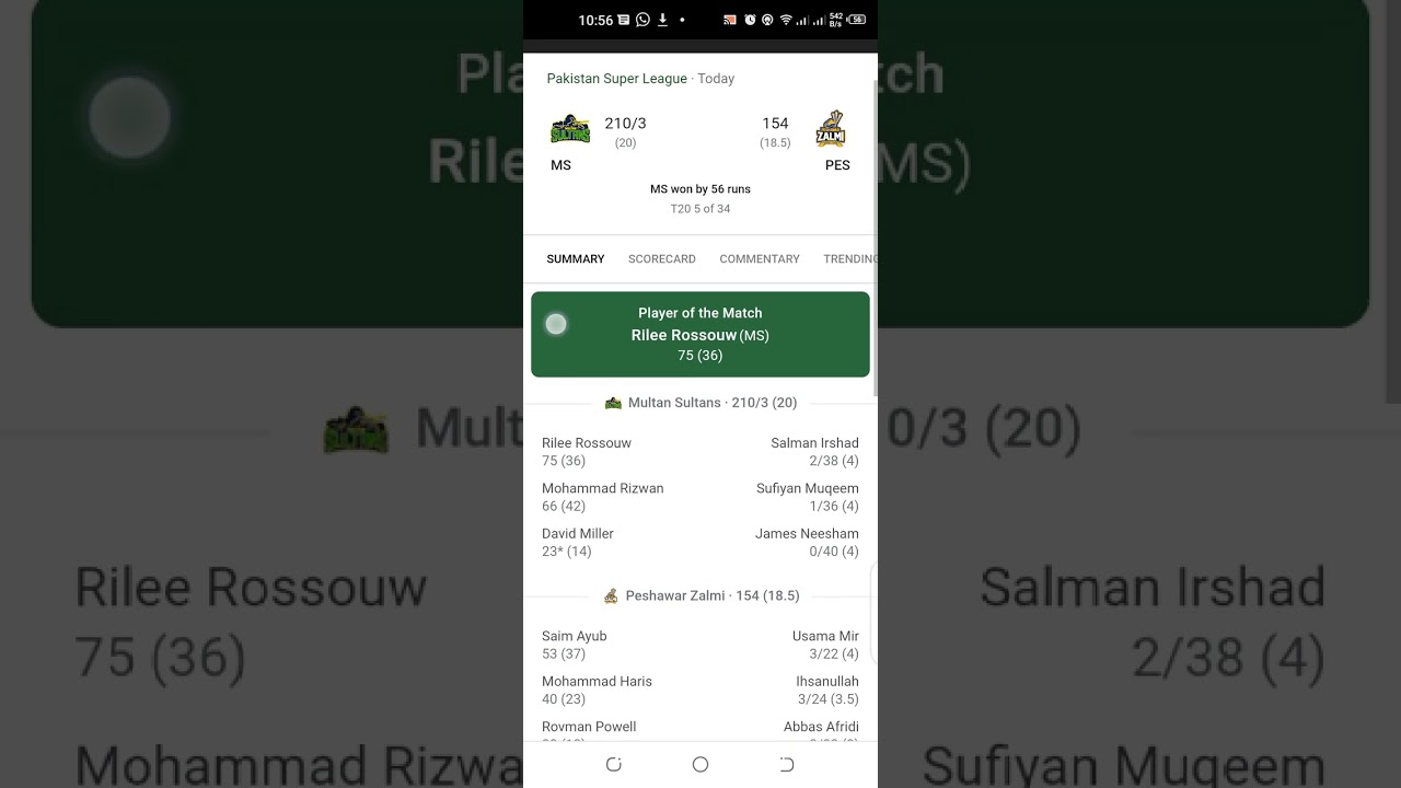 PSL match highlights Zalmi vs Sultan || 