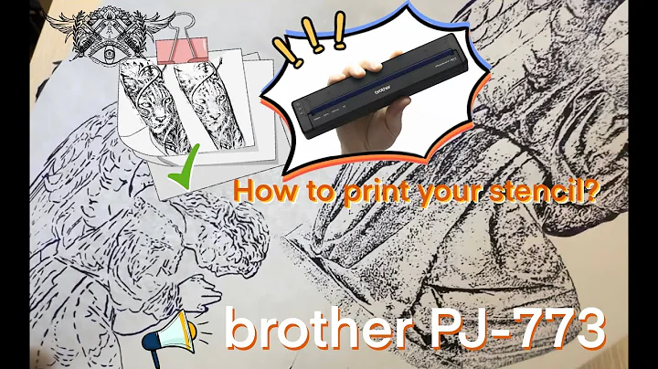 Tattoo Stencil Printer - How To Use / To Make Perfect Tattoo Stencil