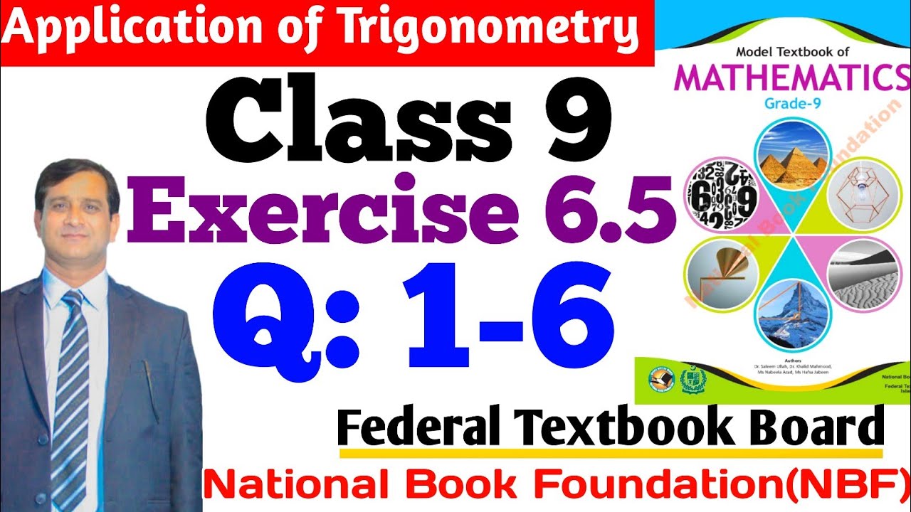 Class 9 Ex 6.5 Q:1-6 NBF Math Ex 6.5 Q:1-6 Class 9 federal board FBISE ...