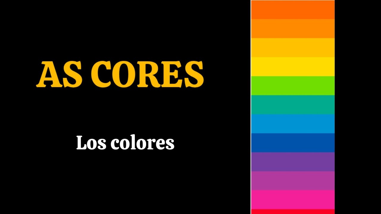 Los colores en portugués 🇧🇷 #idiomas #portugues #brasil #colores