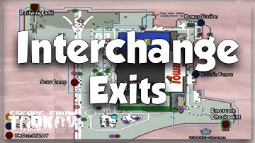 NEW INTERCHANGE EXIT MAP- All PMC and SCAV Exits with Map - Escape from Tarkov