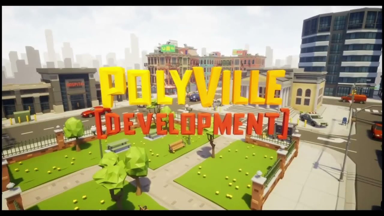 PolyVille Development - Main Menu - Version 2