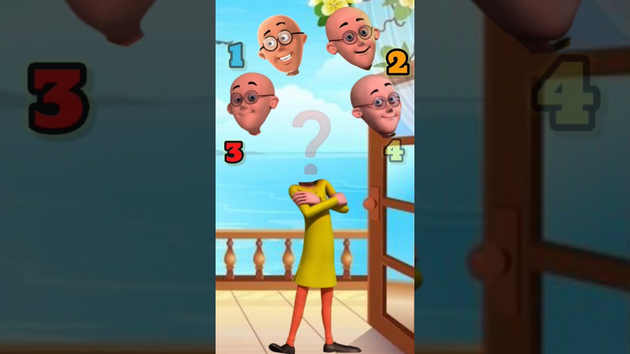 Motu patlu cartoon | patlu | motu patlu wrong head puzzle 
