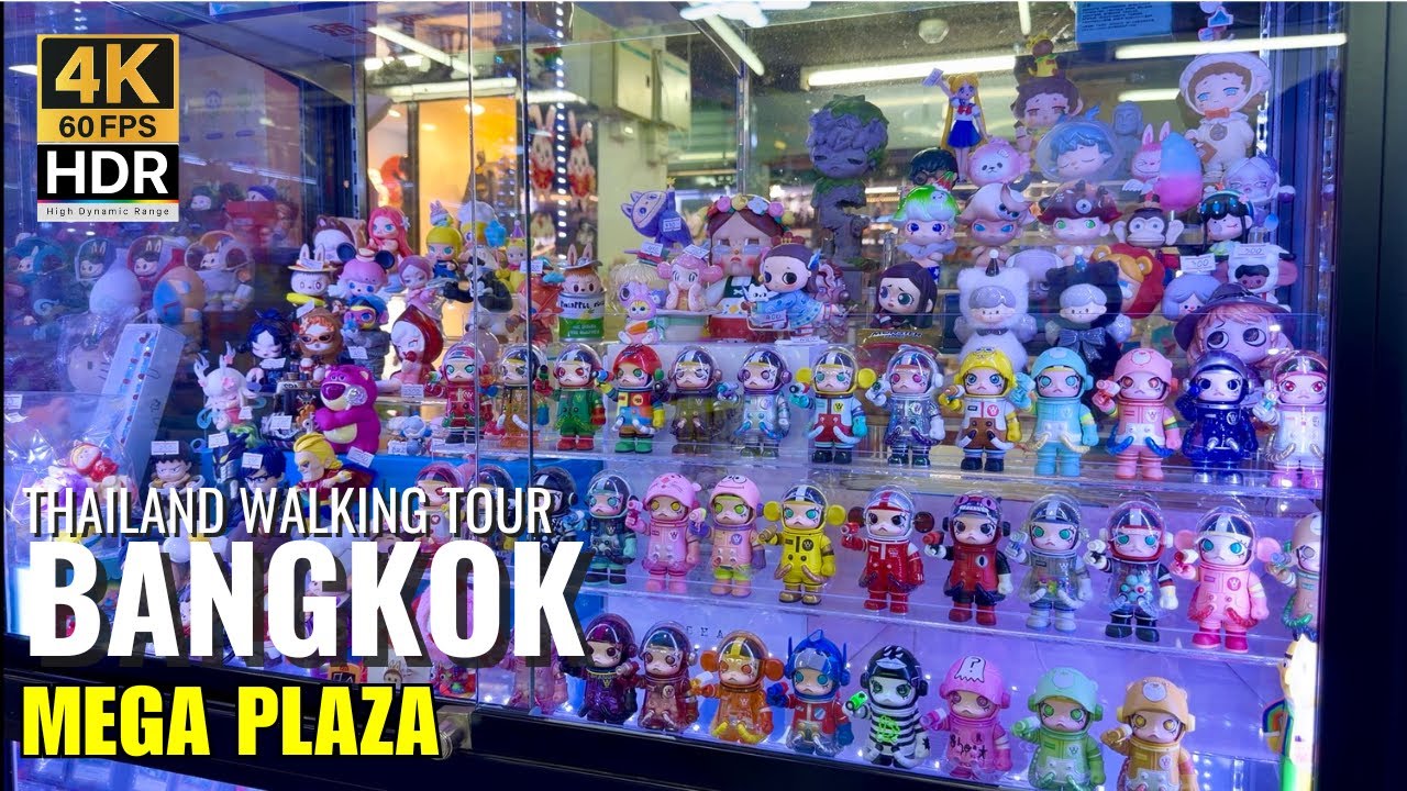 🪀 BANGKOK's Largest Toy Lover! MEGA PLAZA: Anime Figures & Games [4K HDR]
