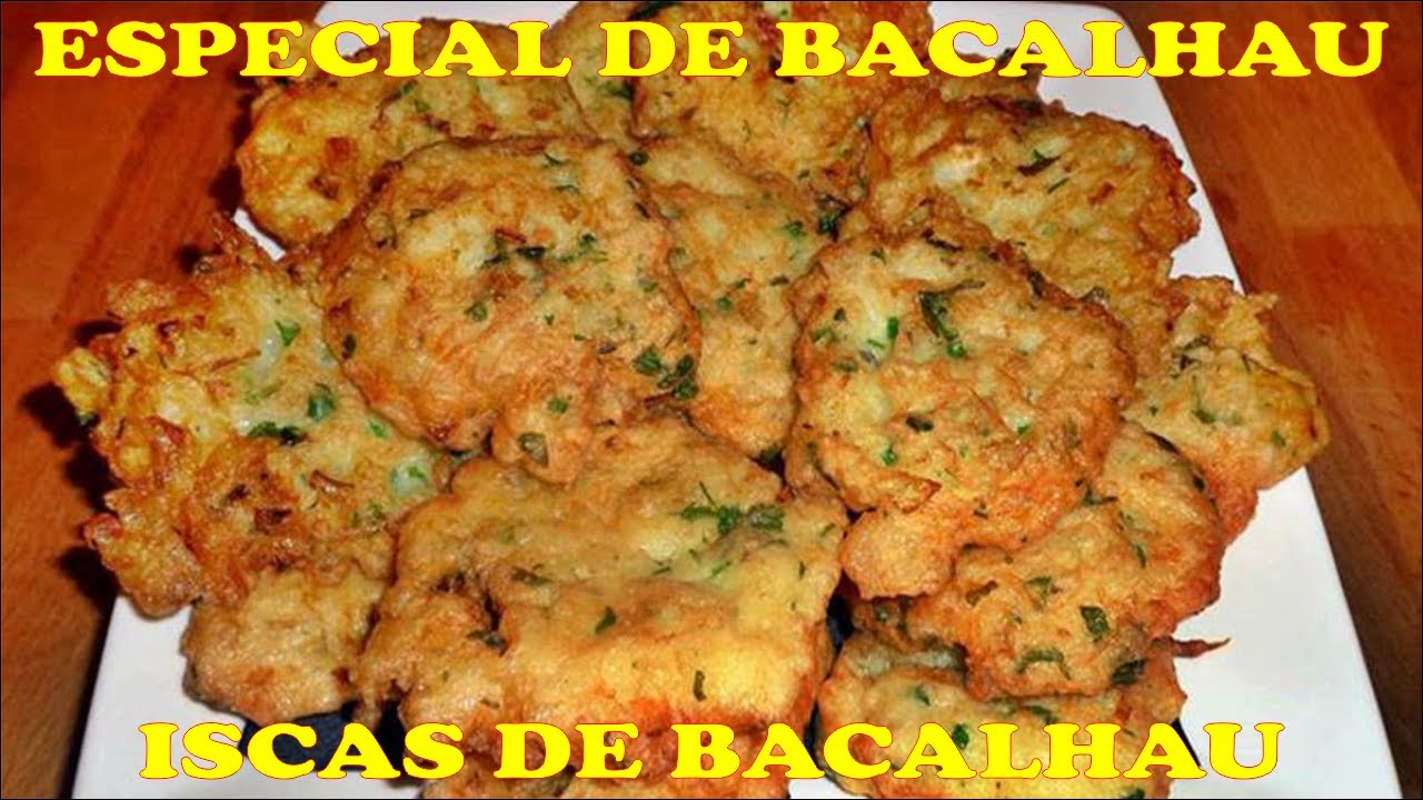 ESPECIAL DE BACALHAU RECEITA DE ISCAS DE BACALHAU YouTube