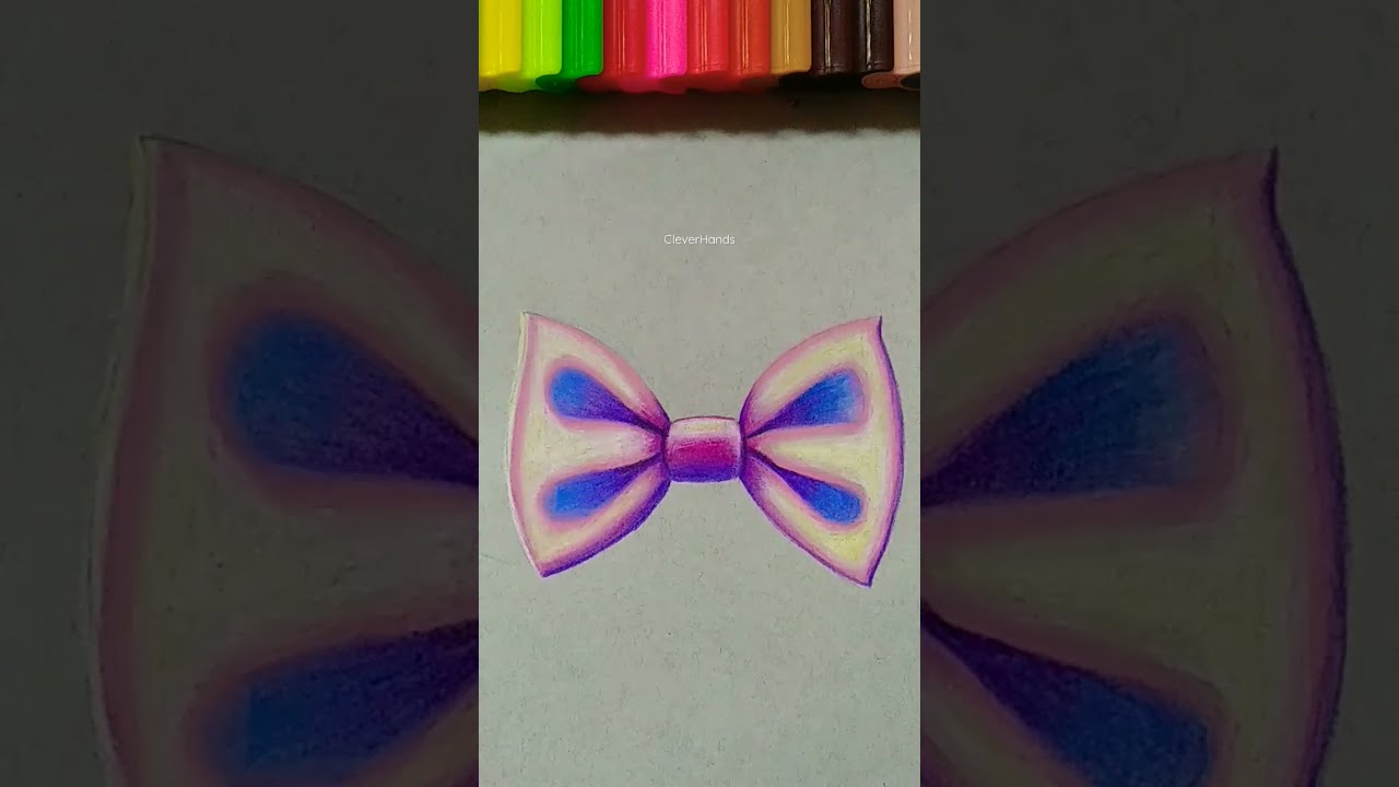 How to draw a realistic Bow 