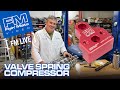 Using a Valve Spring Compressor Tool on a Miata BP head (FM Live)