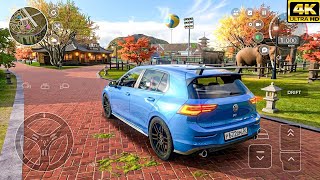 Volkswagen Golf R - Traffic Racer Open World Gameplay | 4K ULTRA GRAPHICS screenshot 3
