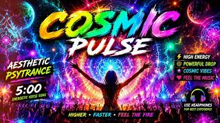 Cosmic Pulse: Neon Galaxy | Aesthetic Psytrance Mix ⚡ 145 BPM | Festival Energy