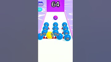 Satisfying mobile game 🎮-Ball run 2048🏀🫠#games #handygamezone #ballrun2048 #viralvideo #shorts