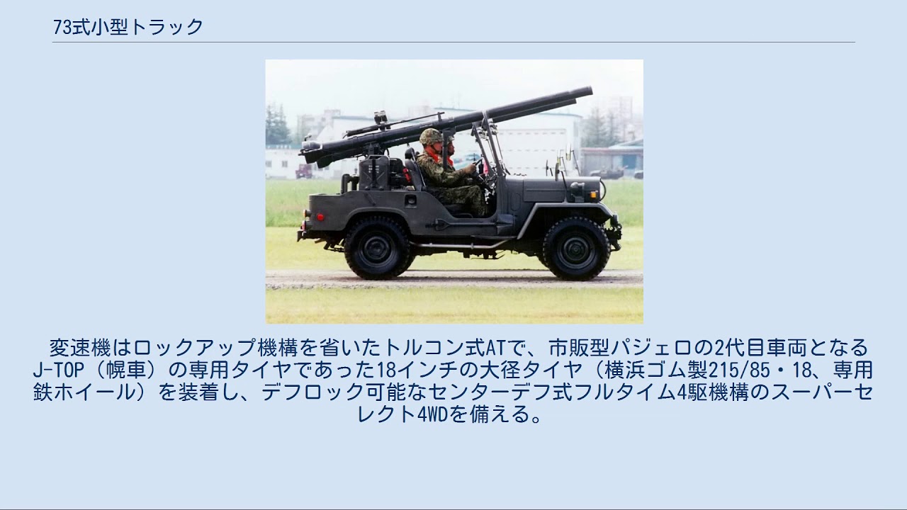 s*t様 自衛隊 73式パジェロ　斧　オノ　ジープ車載用　デットストック 陸自の足「1/2tトラック」とは 「隊内で最もありふれた車両」はどんな