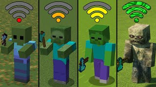 Minecraft PHYSICS with different Wi-Fi Be Like 🔥 COMPILATION